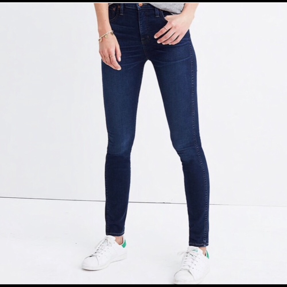Madewell 10” High Rise Skinny in Hayes, size 26